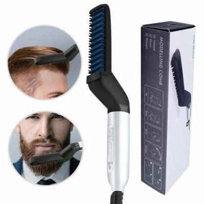 Escova alisadora multifuncional para cabelo e barba STYLER MEN