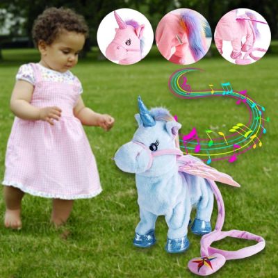 Peluche do Unicórnio que Anda e Canta | ROXY
