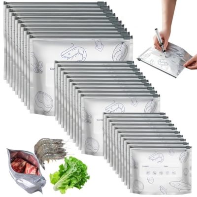 Sacos de armazenamento reutilizáveis em folha de alumínio (30 unid.) | REUSEFO